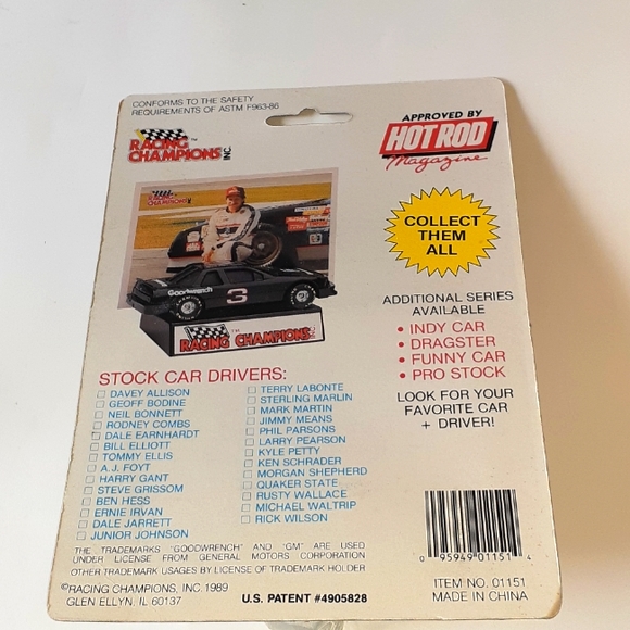 Vintage NASCAR Bill Elliott Ford Racing Champions Set 1989/1991 Earnhardt Back - Picture 3 of 10